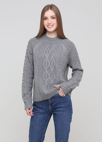 Серый демисезонный свитер женский - свитер af7785w Abercrombie & Fitch