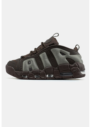 Коричневі Осінні кросівки чоловічі nike No Brand Air More Uptempo Low