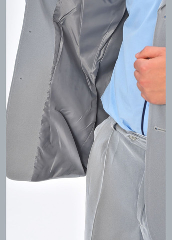 Серый демисезонный костюм мужской однотонный серого цвета брючный Let's Shop