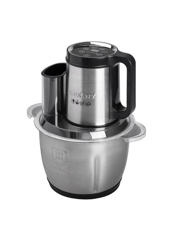 Чопер подрібнювач 600 Вт 6 лез з чашею на 2,5 літра м'ясорубка SK-06035 Sokany (370801722)