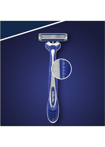 Набір одноразових станків для гоління, 3 шт. Blue 3 Comfort 3шт (2-937396) Gillette (369793539)