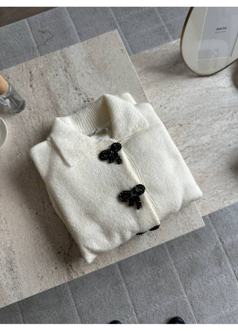 Молочный демисезонный кардиган Style Point