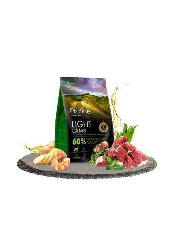 Корм сухий Light Lamb and Potatoes для собак з надмірною вагою, з ягнятиною та картоплею, 3 кг Profine (334372424)