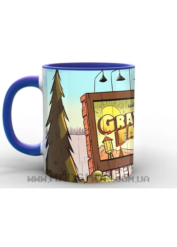 Чашка з принтом Гравіті фоллз логотип GF.02.21 Кружка керамічна 0,33 GeekLand (378967887)