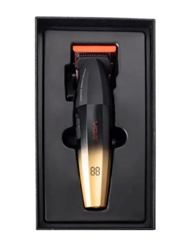 Машинка для стрижки акумуляторна 5Вт LED-дисплей 6 насадок 2500мАч золотистий (2390000035) VGR V‑003 (342392593)