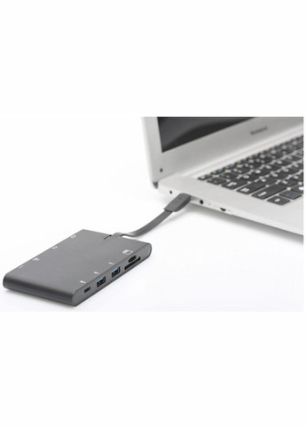 Докстанция Travel USB-C, 9 Port Digitus (316680635)