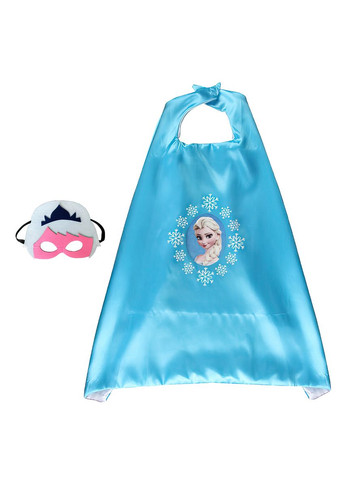 Карнавальний костюм дитячий плащ з маскою "Холодне серце. Ельза" для дівчаток від 2 до 6 років No Brand (334011309)
