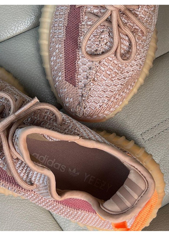 КРОССОВКИ ЖЕНСКИЕ ADIDAS YEEZY BOOST 350 V3 CLAY АДИДАС ИЗИ БУСТ No Brand комбинированные демисезоны (391952921)