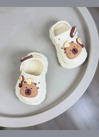 Детские крокси бежевые 1530 No Brand (333013861)