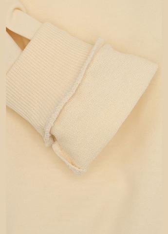 Yuki світшот для хлопчика колір молочний cb-00272540 молочний трикотаж