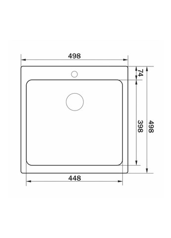 Мойка Galera S304 honeycomb GRANADO (392433510)