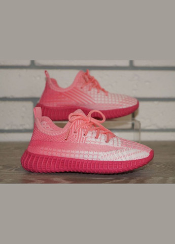 Малиновые демисезонные кроссовки текстильные izi для девочки белые с малиновым Blue Rama