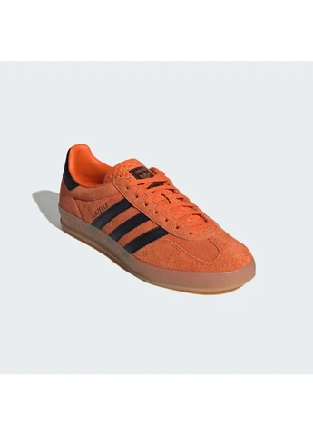 Оранжевые кроссовки gazelle indoor shoes orange ji3905 adidas