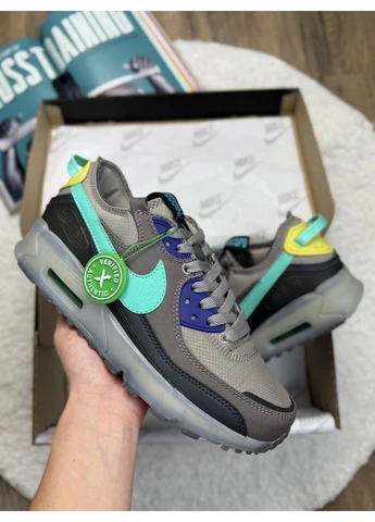 Чорні літні кросівки nike air max 90 terrascape beige black mint найк аір макс 90 No Brand