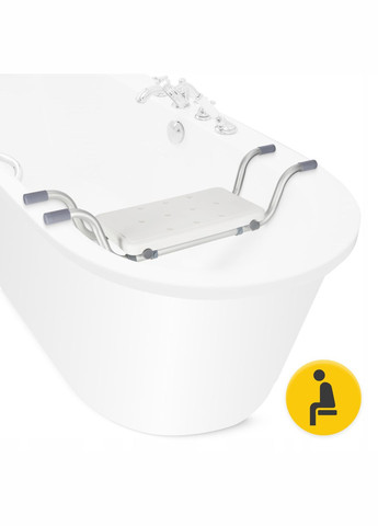 Сидение-лавка для ванной регулируемое White/Grey () 4FIZJO P-5905973403436 (345712756)