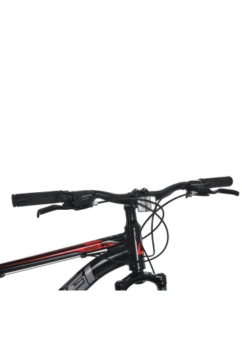 Велосипед MTB2602-2, 26 дюймов, алюминиевая рама 13 Shimano 21SP черно-красный PROF1 (370977959)