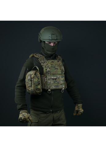 Підсумок-аптечка (швидкий скид) GU Cordura Olive Multicam Kiborg (371814017)