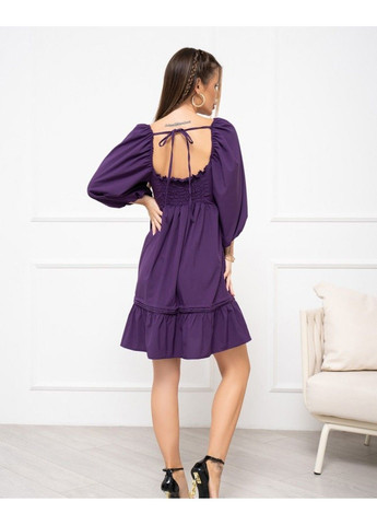 Фіолетова повсякденний сукня sa-262 фіолетовий ISSA PLUS