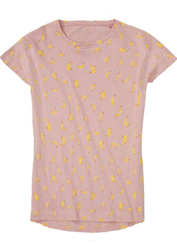 Темно-розовая всесезон пижама девочке. хлопок футболка + шорты Pepperts