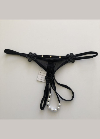 Трусики с разрезом и жемчужинами сексуальное эротическое белье Sexy One Size (S/М/L/XL) (8-158) No Brand (312005136)