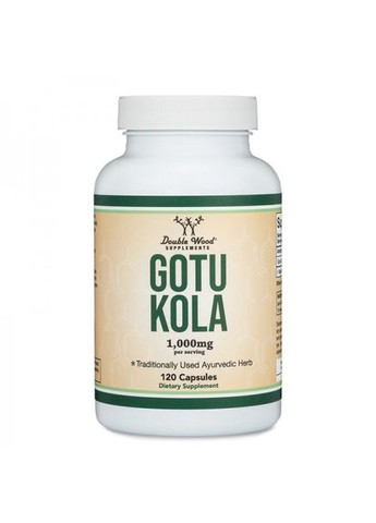 Готу Кола Gotu Kola 1000 mg 120 caps Double Wood Supplements (291166667)