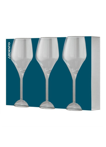 Набор бокалов для вина Loreto AR2644LWT 440 мл 3 шт Ardesto (322030619)