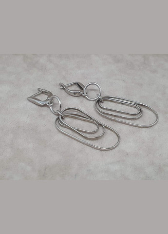 Серебряные серьги-подвески. 520602 Top Silver (317285847)