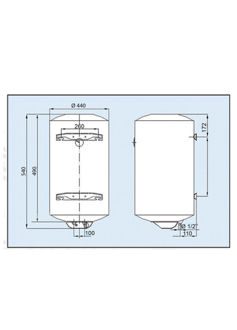 Водонагрівач LV 50 l LEOV (299841530)