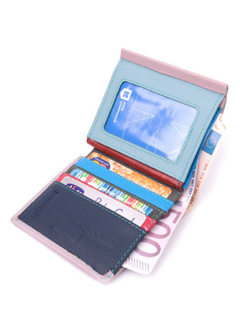 Женское портмоне с монетницей и магнитом двойного сложения бежевое (sku_19495) No Brand (328218555)