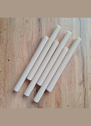 Свічки столові ручної роботи у подарунковій коробочці, 6 шт по 26 см. Колір. Царство Меду (324627777)