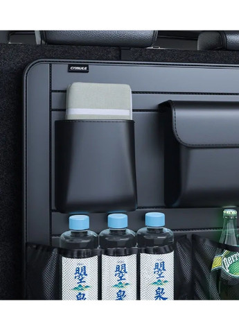 Органайзер накидка на спинку сидіння для багажника кузова універсал в машину автомобіль екошкіра 91х45 см (480289-Prob) Чорний Unbranded (333141098)