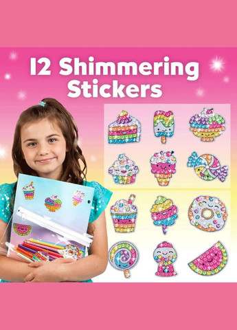 Творческий набор для создания брелков фигурок наклеек, набор для творчества рукоделия игрушек украшений Сладости Diy (315335915)