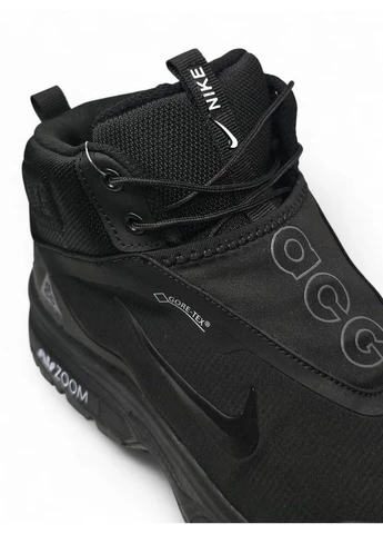 Черные всесезонные nike air zoom acg | fur • black • Vakko