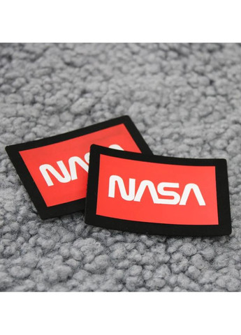 Нашивка "NASA" красного цвета (4084) No Brand (335812299)