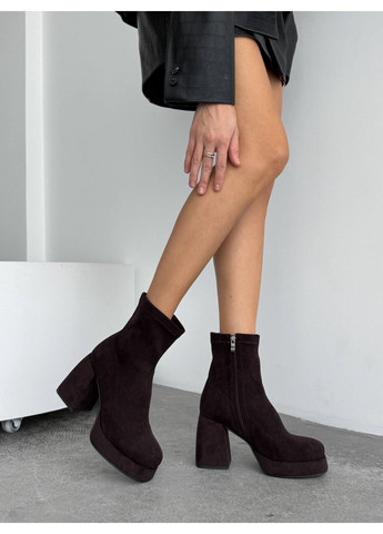 Коричневі демісезонна демісезонні ботильйони No Brand