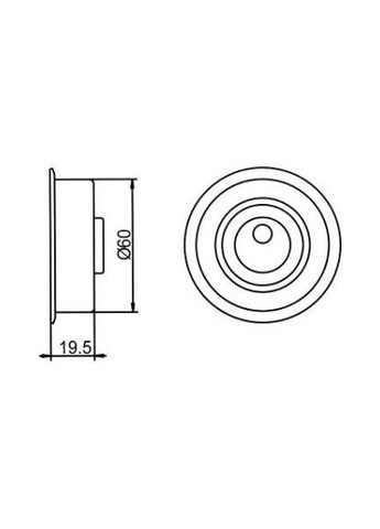 Ролик натяжной MITSUBISHI ECLIPSE (пр-во) GT80950 GMB (366125274)