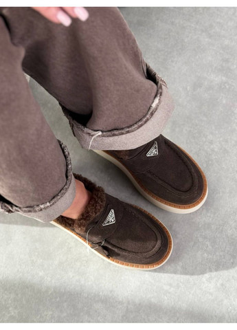 Комфортні утеплені лофери No Brand (366036642)