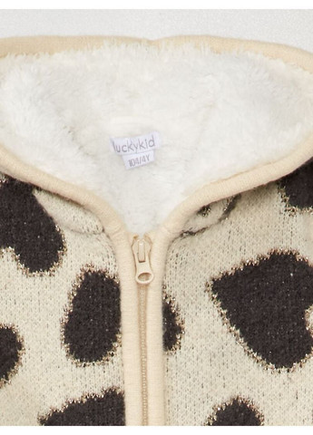 Кардиган зима,бежевий в візерунки, Kiabi (314897938)