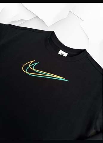Nike свитшот черный трикотаж, полиэстер