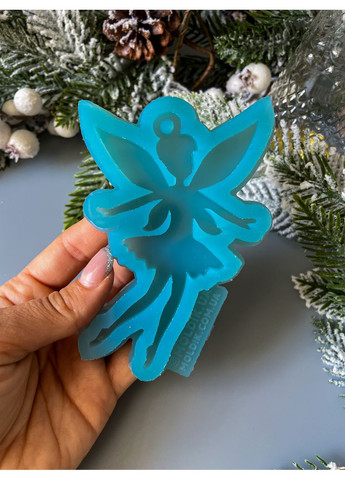 Молд Фея форма для новорічних іграшок на ялинку силіконова форма для епоксидної смоли No Brand (370566444)