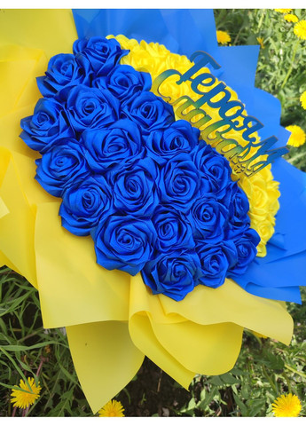 Букет з атласних стрічок No Brand (368672317)