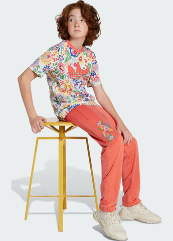 Красные спортивные демисезонные брюки adidas