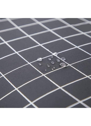 Чорна} парасолька складна напівавтомат checkers (8 спиць купол 98 см) black Stenson (359404516)