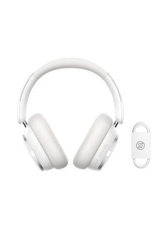 Накладні бездротові навушники Bowie H1 Pro Noise Cancellation (A00050601) Місячний білий Baseus (372164354)