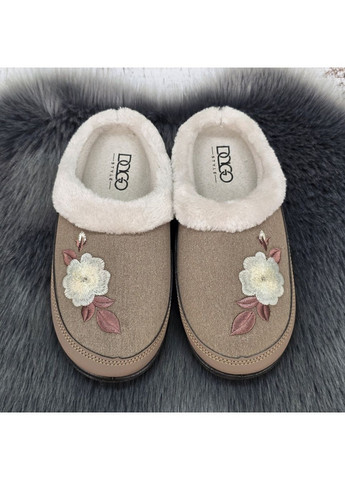 Кофейные тапочки домашние Dago