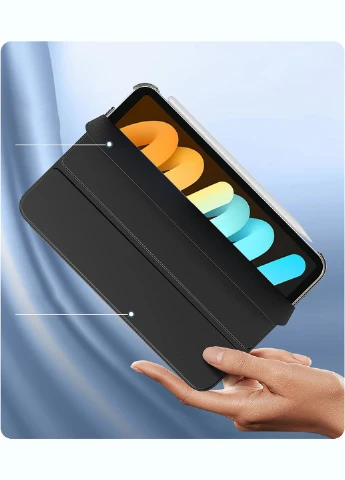 Чохол-книжка Tri Fold Hard для Apple iPad Mini 7 2024 8.3" Black (712450) BeCover (342331475)