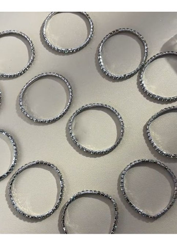 Браслеты 12 единиц стразы серебристые No Brand (363867345)