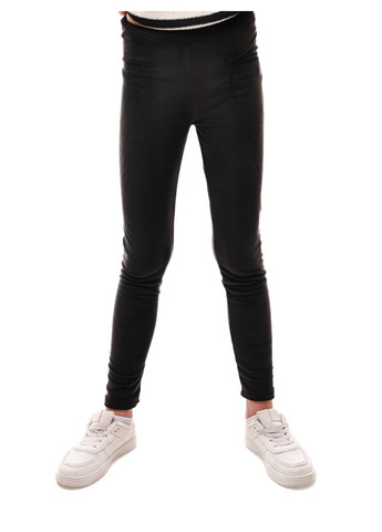 Черные зимние лосины для девочки подростка No Brand