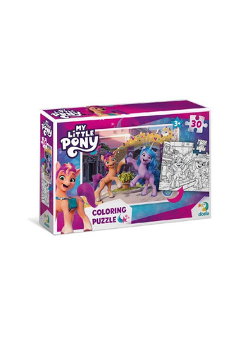 Детские Пазлы 2в1 My Little Pony "Подружки и радуга" 200134 30 элементов Dodo (304999073)