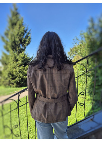 Жакет жіночий під пояс у клітинку Biaggini (361308073)